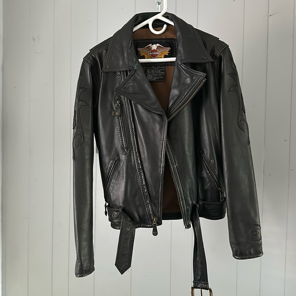 Women’s Harley Davidson, leather jacket